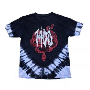 Vintage Snake Coil 1400 Trippie Redd T Shirt Men's LARGE Black Tie Dye S…​
